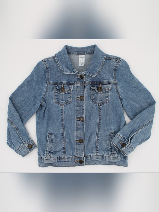 Carter's Other - Carter's Girls Denim Jean Jacket Size 7 Button Front